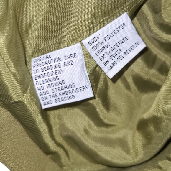 DVC EXCLUSIVE SHIRT WOMENS SIZE 24 GREEN SLEEVELESS BLOUSE BACK ZIP NEW - Picture 12 of 14